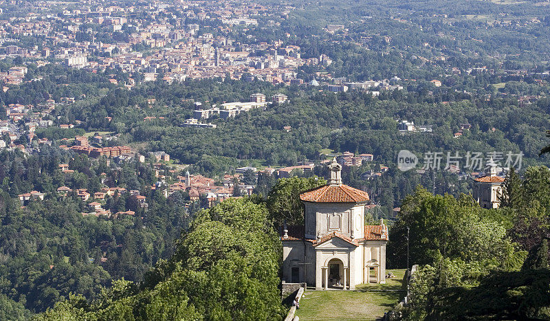 Sacro Monte Varese空中观景